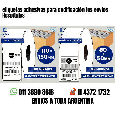 etiquetas adhesivas para codificación tus envíos Hospitales