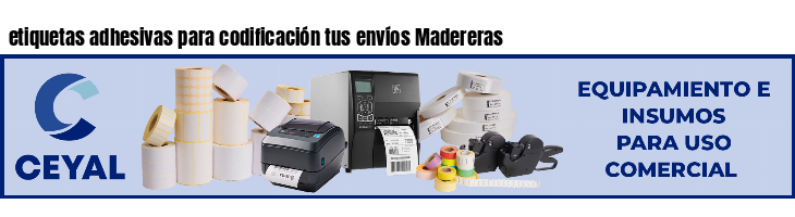 etiquetas adhesivas para codificación tus envíos Madereras