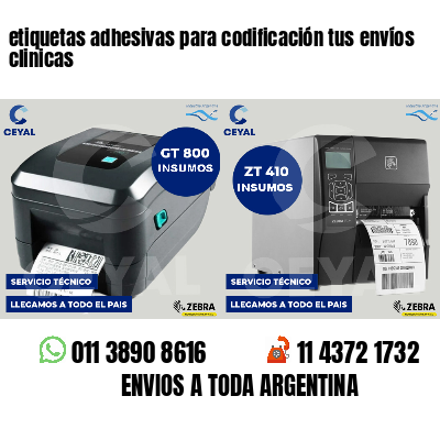 etiquetas adhesivas para codificación tus envíos clinicas