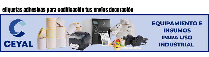 etiquetas adhesivas para codificación tus envíos decoración