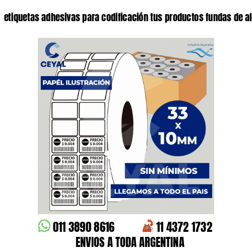 etiquetas adhesivas para codificación tus productos fundas de almohadas