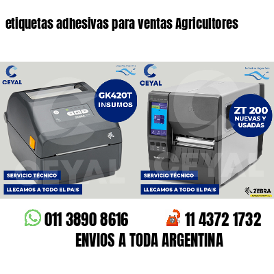 etiquetas adhesivas para ventas Agricultores