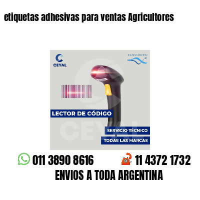 etiquetas adhesivas para ventas Agricultores