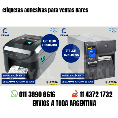 etiquetas adhesivas para ventas Bares