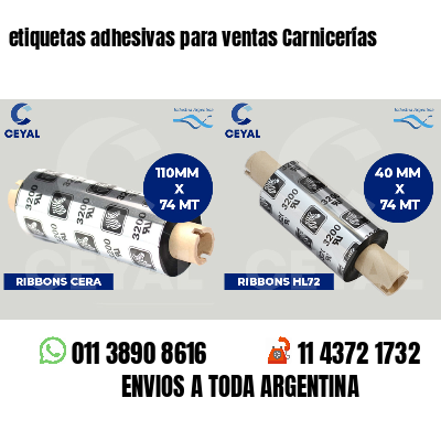 etiquetas adhesivas para ventas Carnicerías