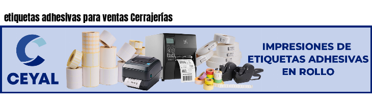 etiquetas adhesivas para ventas Cerrajerías