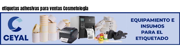 etiquetas adhesivas para ventas Cosmetología