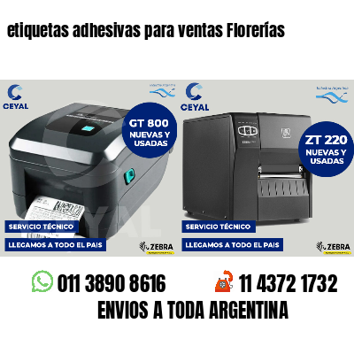 etiquetas adhesivas para ventas Florerías