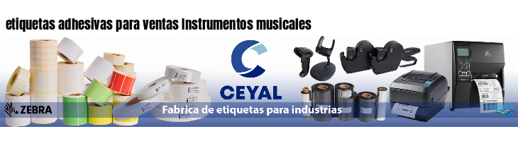 etiquetas adhesivas para ventas Instrumentos musicales