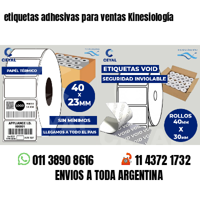 etiquetas adhesivas para ventas Kinesiología