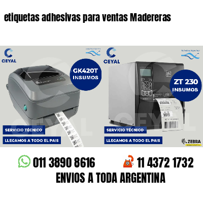 etiquetas adhesivas para ventas Madereras