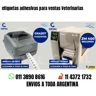 etiquetas adhesivas para ventas Veterinarias