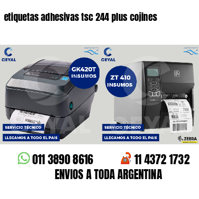 etiquetas adhesivas tsc 244 plus cojines