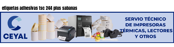 etiquetas adhesivas tsc 244 plus sabanas