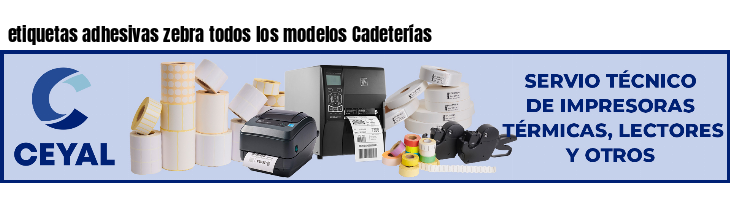 etiquetas adhesivas zebra todos los modelos Cadeterías