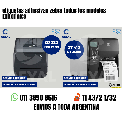 etiquetas adhesivas zebra todos los modelos Editoriales