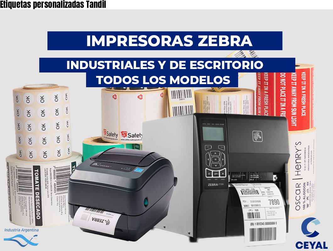 Etiquetas personalizadas Tandil