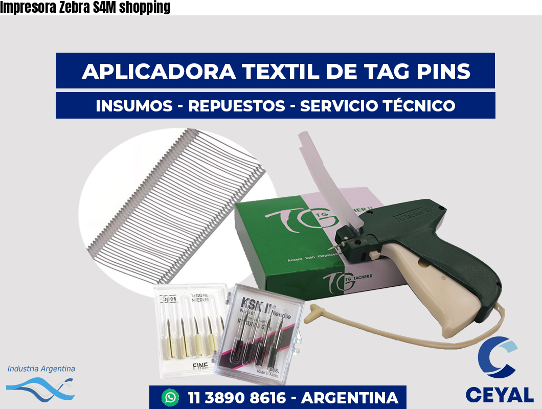 Impresora Zebra S4M shopping