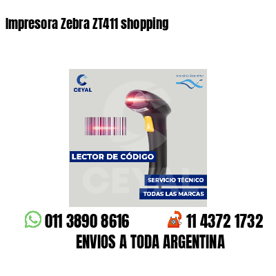 Impresora Zebra ZT411 shopping