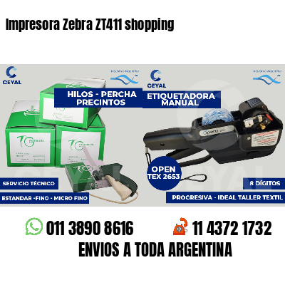 Impresora Zebra ZT411 shopping