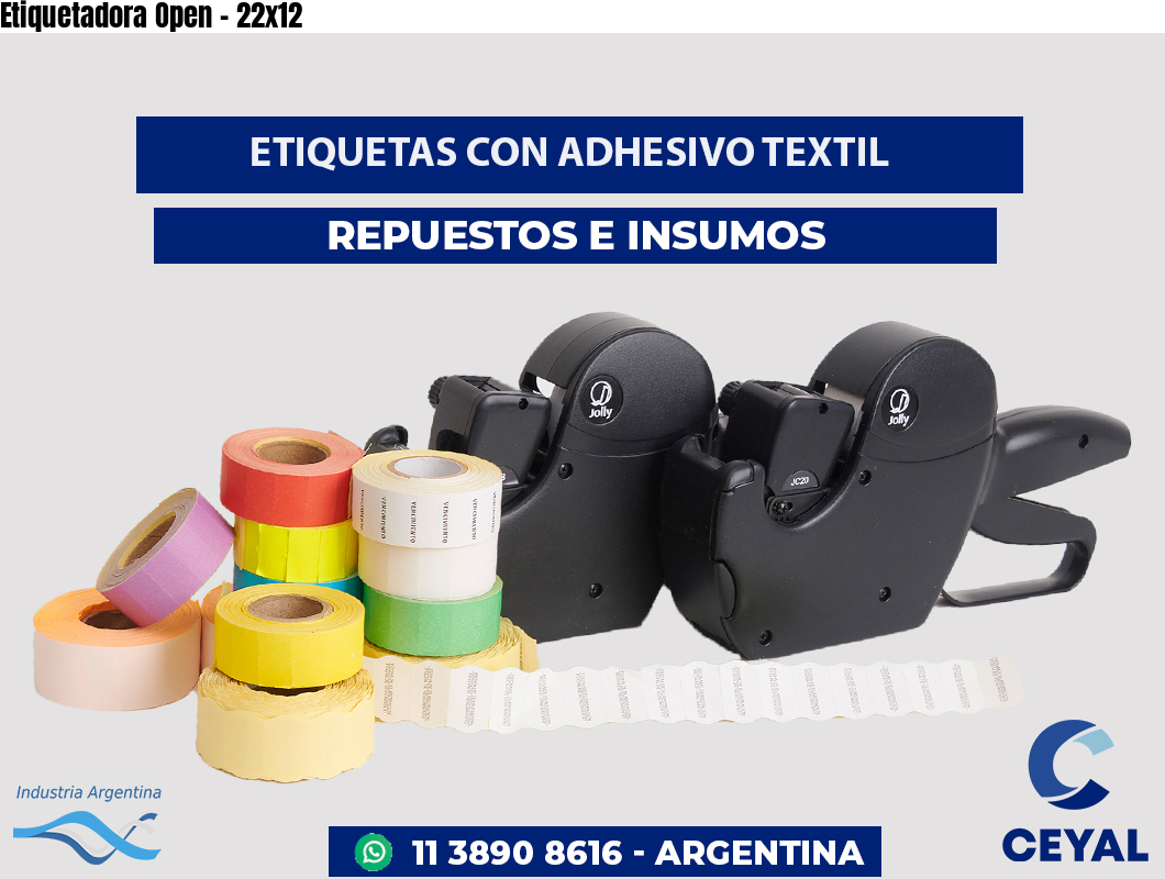 Etiquetadora Open - 22x12