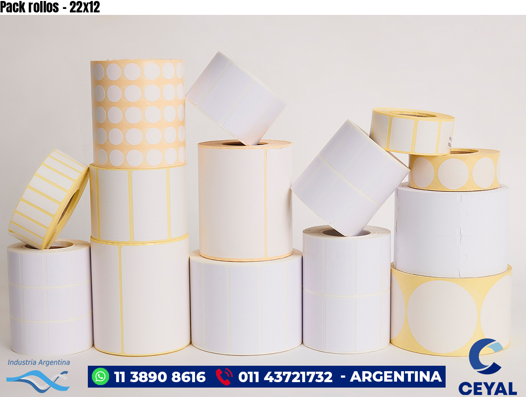 Pack rollos - 22x12