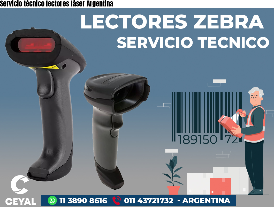 Servicio técnico lectores láser Argentina