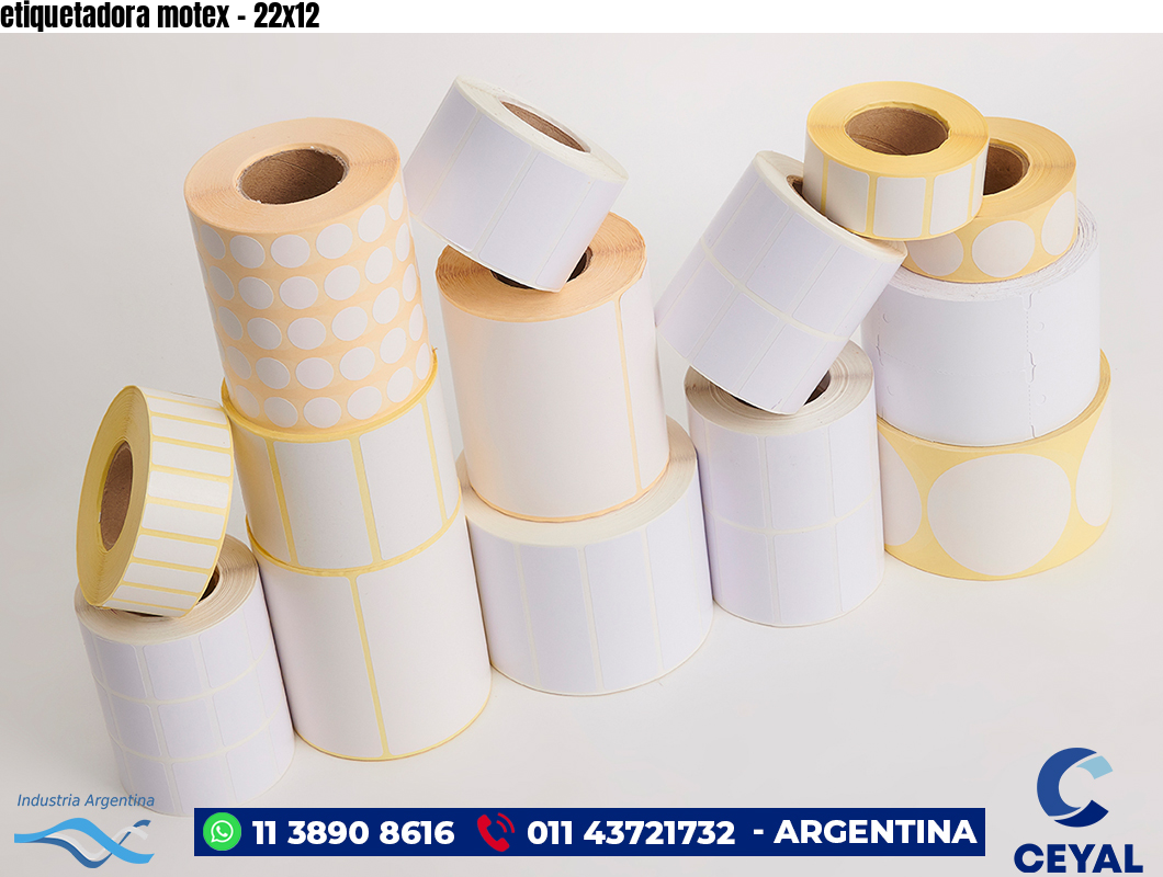 etiquetadora motex - 22x12