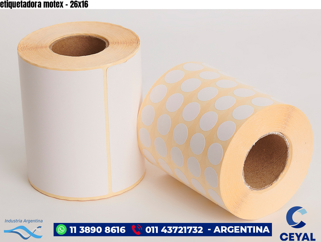 etiquetadora motex - 26x16