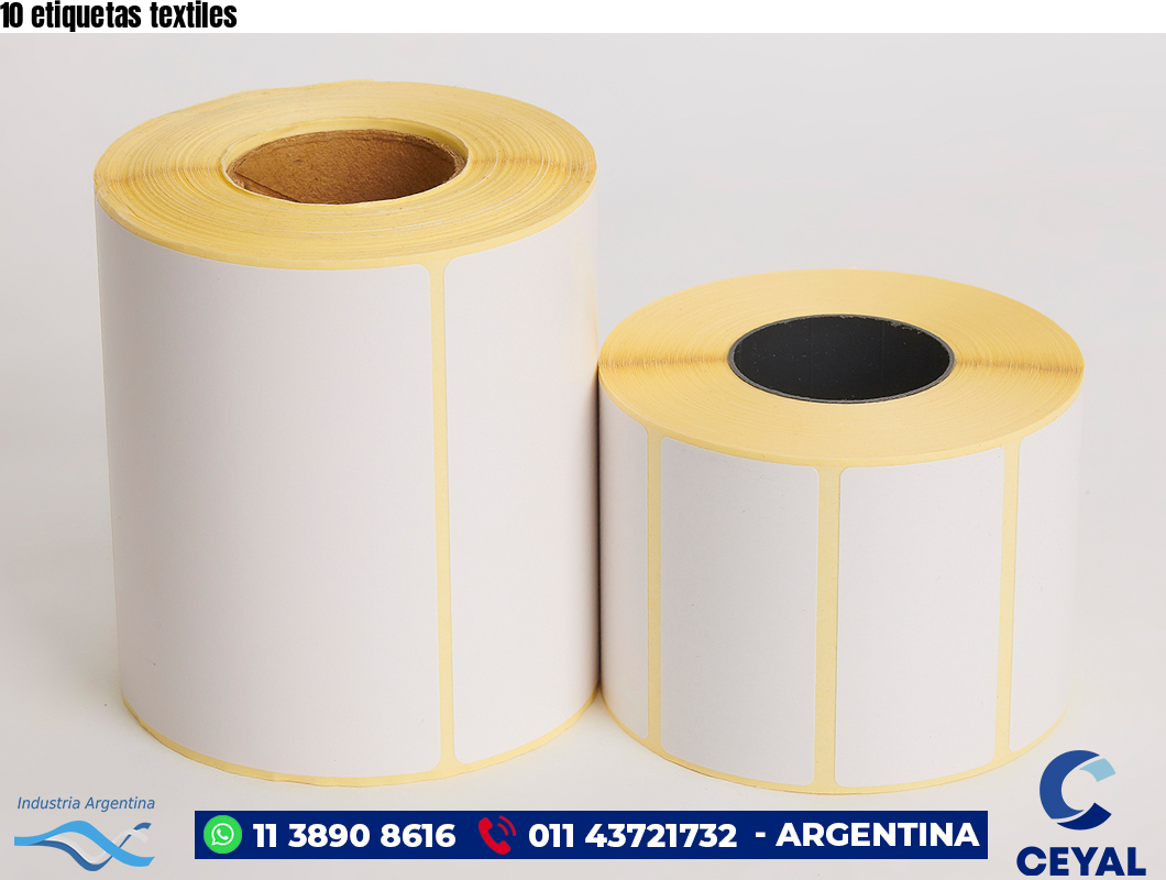 10 etiquetas textiles