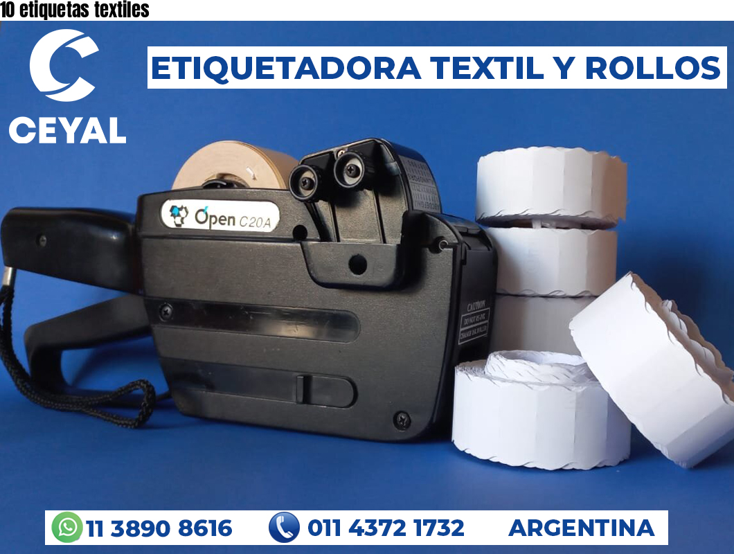 10 etiquetas textiles