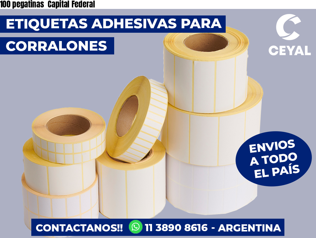 100 pegatinas  Capital Federal