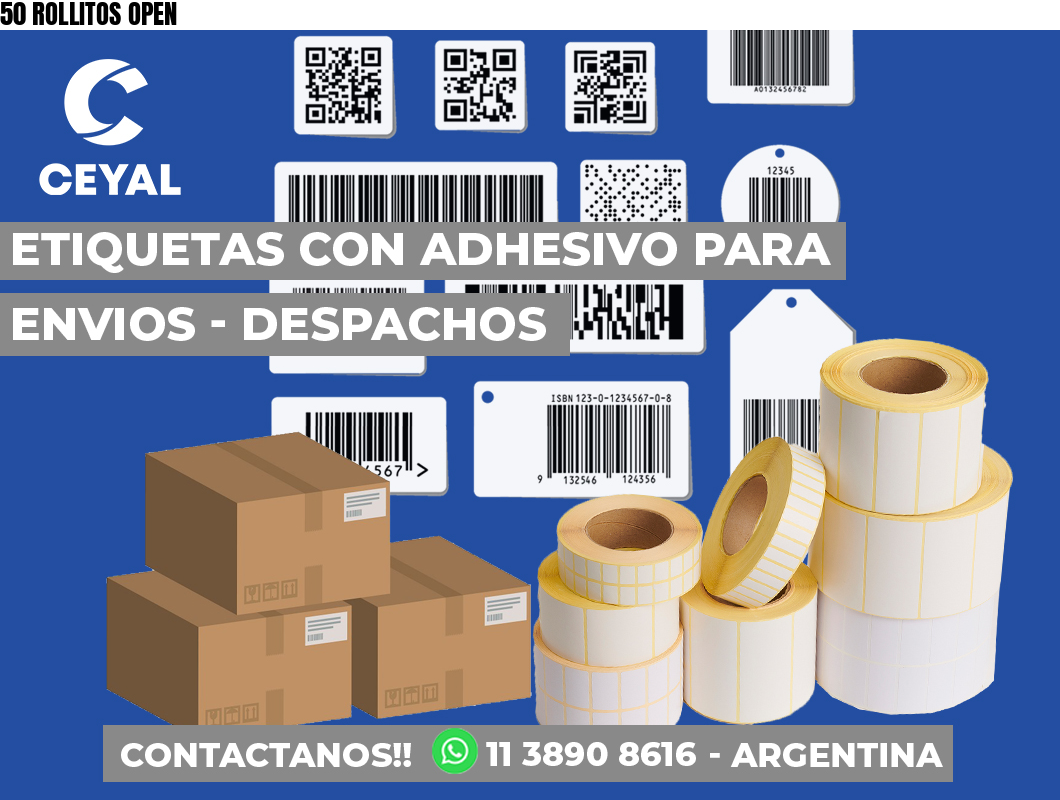 50 ROLLITOS OPEN