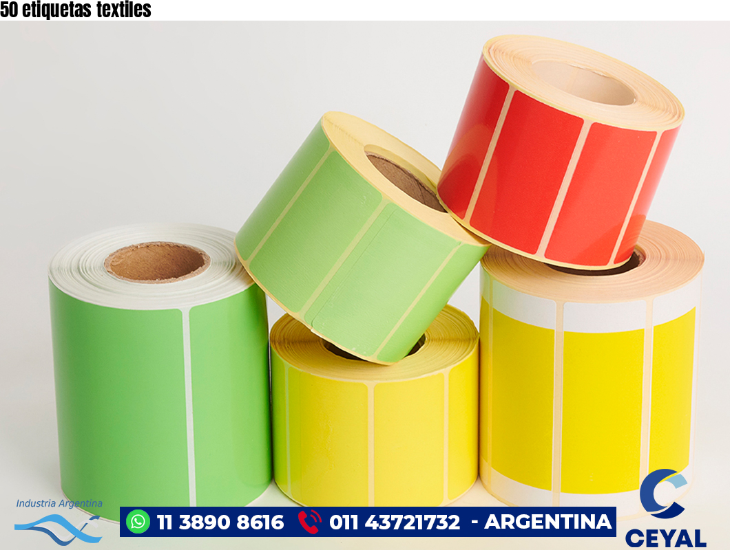 50 etiquetas textiles