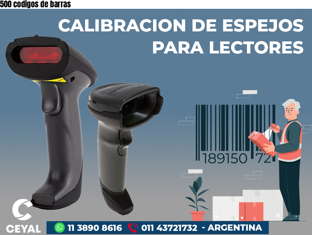 500 codigos de barras