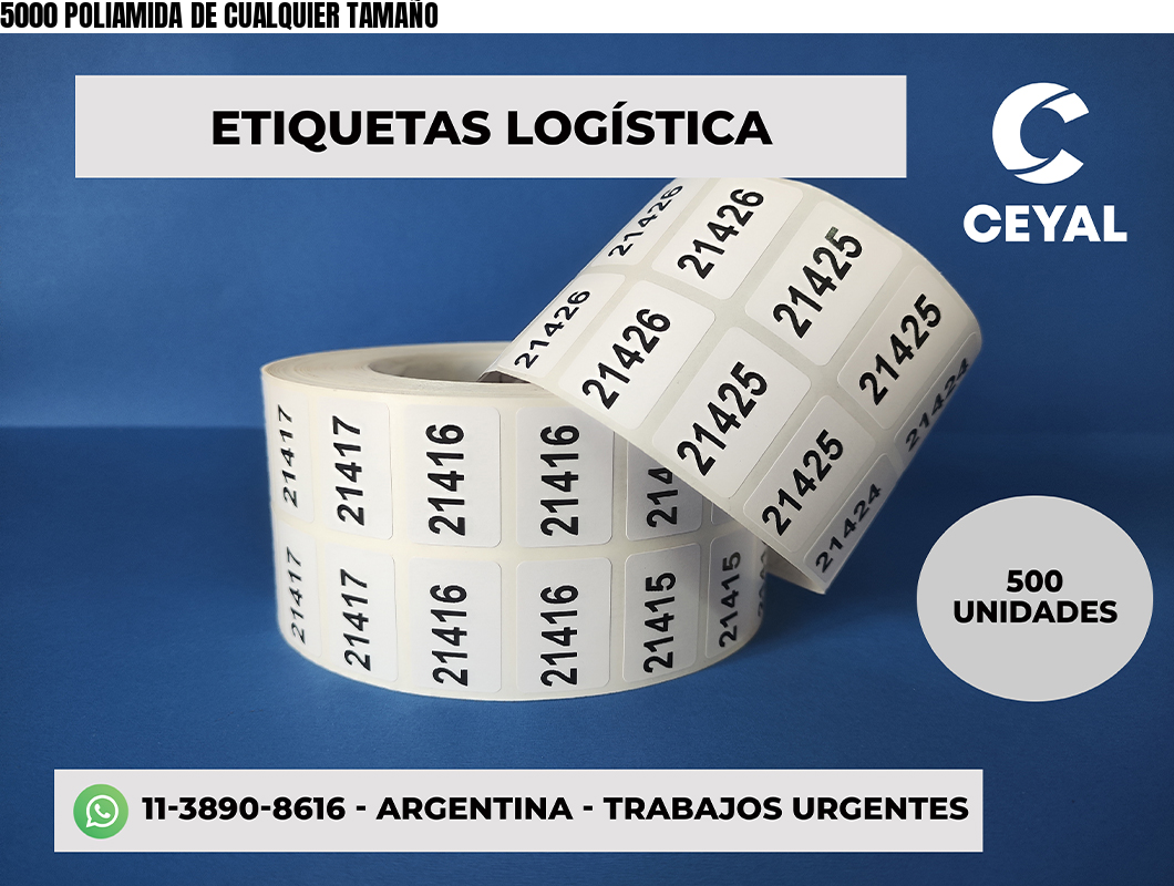 5000 POLIAMIDA DE CUALQUIER TAMAÑO