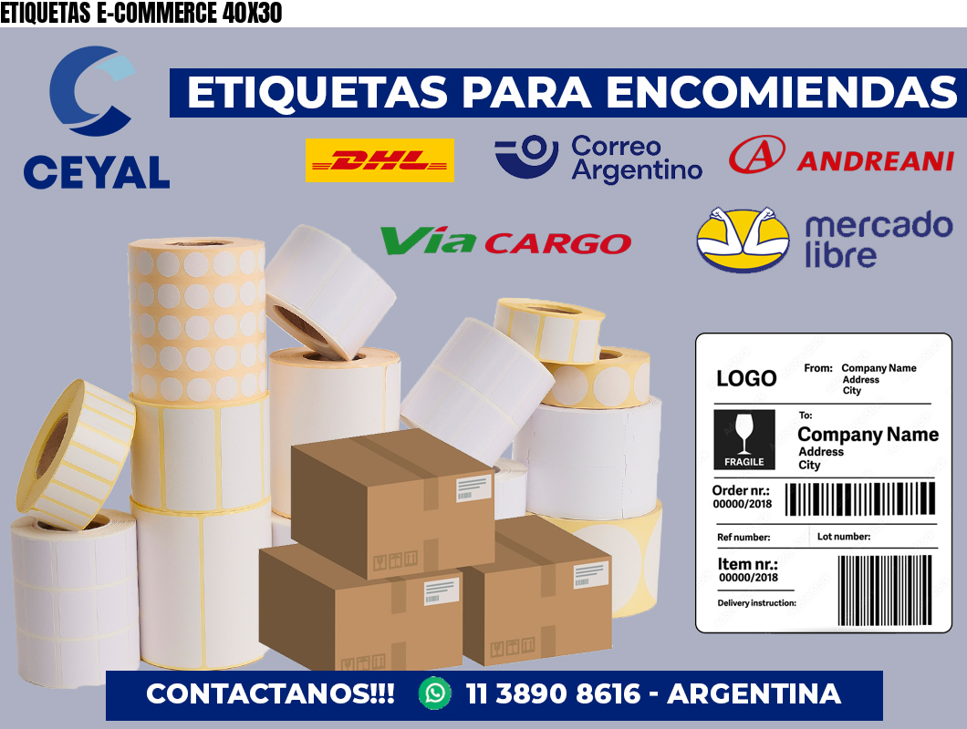 ETIQUETAS E-COMMERCE 40X30