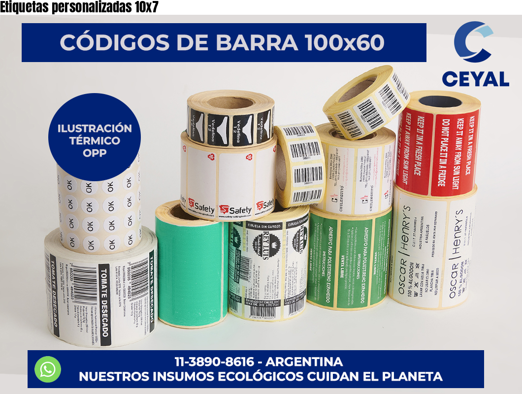 Etiquetas personalizadas 10×7