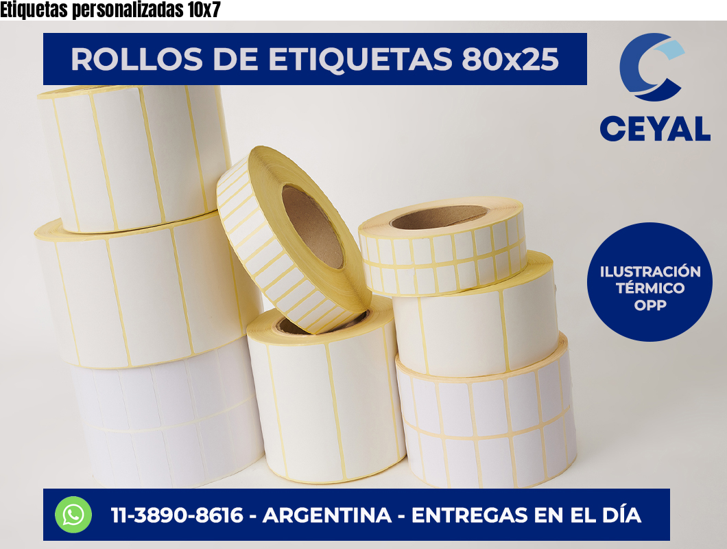 Etiquetas personalizadas 10×7