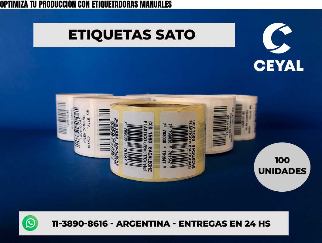 OPTIMIZÁ TU PRODUCCIÓN CON ETIQUETADORAS MANUALES