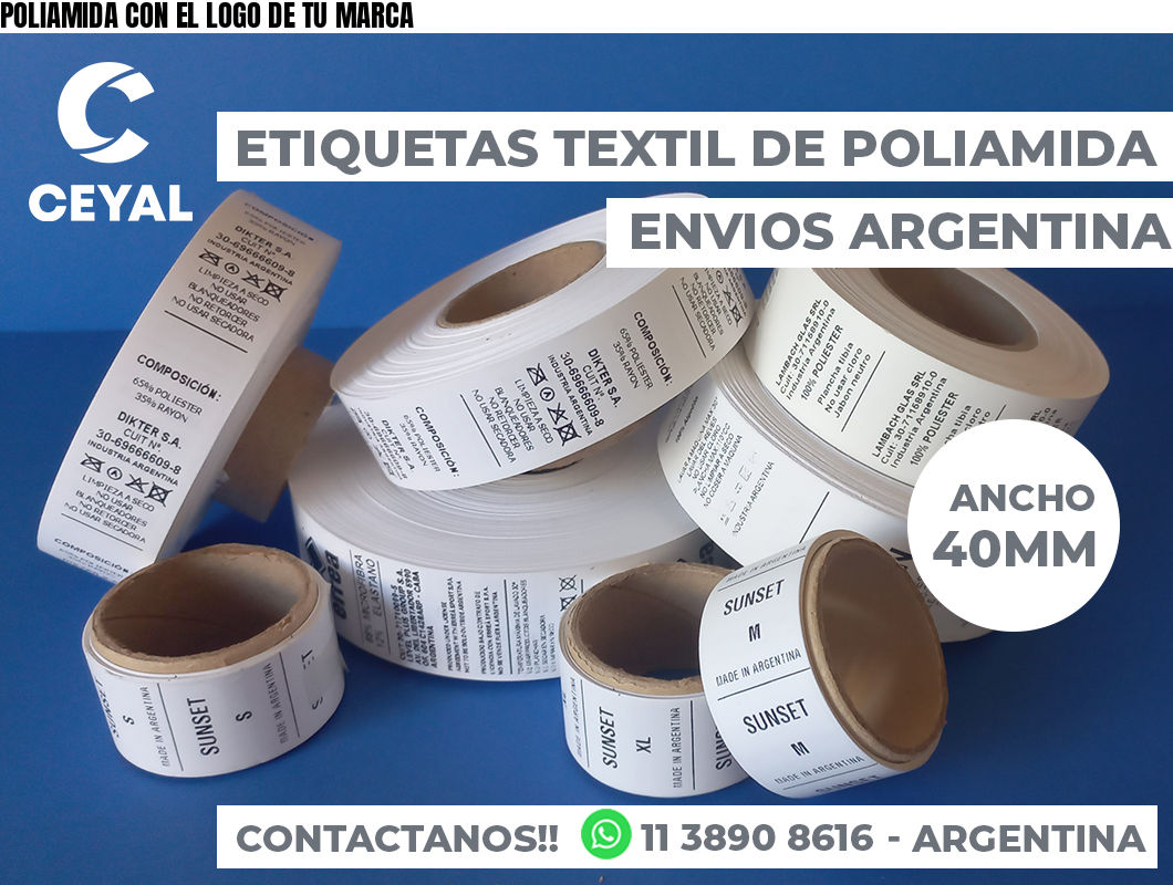 POLIAMIDA CON EL LOGO DE TU MARCA