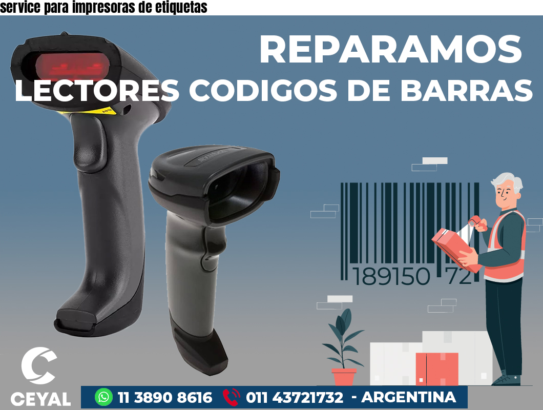 service para impresoras de etiquetas