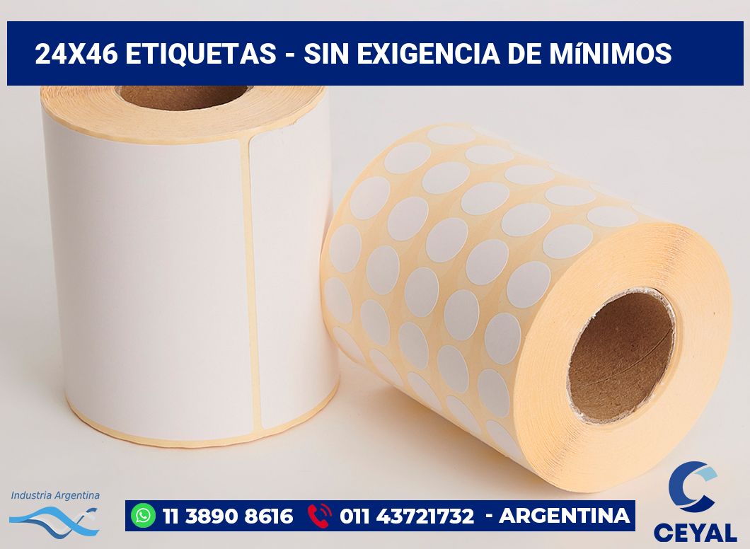 24x46 Etiquetas