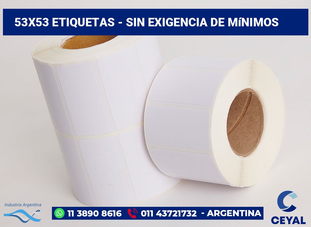 53x53 Etiquetas