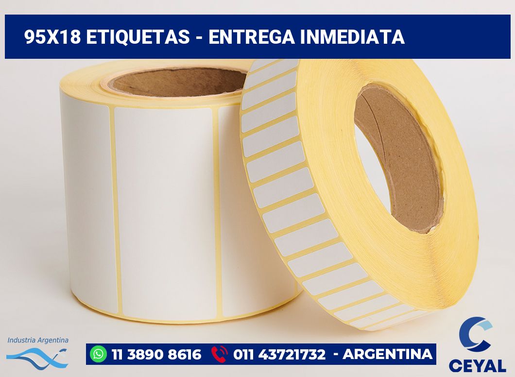 95×18 Etiquetas