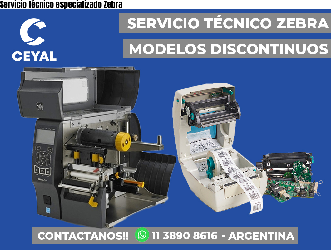 Servicio técnico especializado Zebra