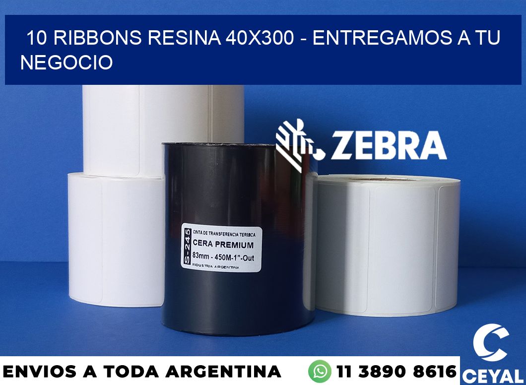 10 Ribbons resina 40x300 - entregamos a tu negocio