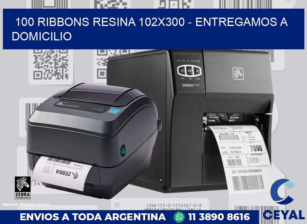 100 Ribbons resina 102x300 - entregamos a domicilio