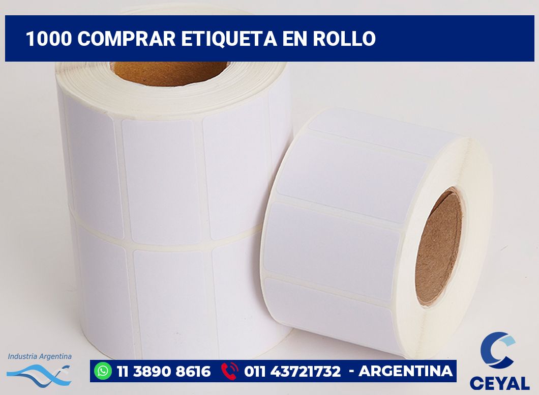 1000 Comprar etiqueta en rollo