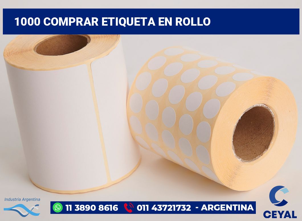 1000 Comprar etiqueta en rollo